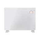 Baridi DH138  Electric Glass Panel Heater, 1500W, Thermostat Controlled 24Hr 7 Day Timer, Wi-Fi Enabled, Remote Control, White - DH138