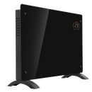 Baridi DH139  Electric Glass Panel Heater, 2000W, Thermostat Controlled Radiator with 24Hr 7 Day Timer, Wi-Fi Enabled, Remote Control, Black - DH139