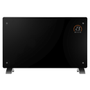 Baridi DH139  Electric Glass Panel Heater, 2000W, Thermostat Controlled Radiator with 24Hr 7 Day Timer, Wi-Fi Enabled, Remote Control, Black - DH139