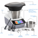 Baridi DH189  Smart Kitchen Robot Thermo-Cooker, 18 Preset Functions, 7" TFT Touch Screen - DH189