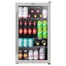 Baridi DH31  Under Counter Wine/Drink/Beverage Cooler/Fridge, Built-In Thermostat, Energy Class E, 85 Litre - Stainless Steel