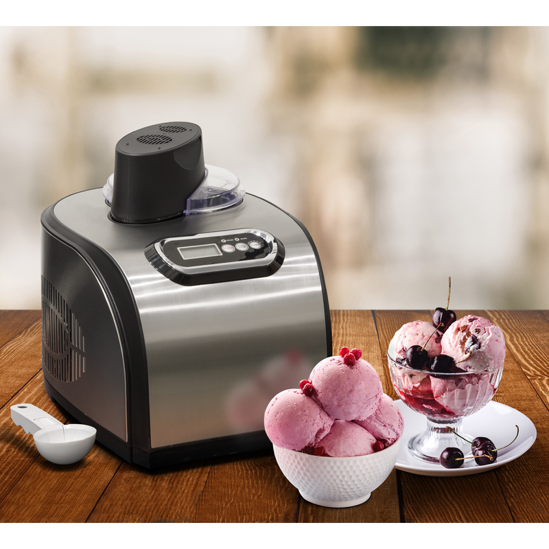 Baridi DH50  1.5L Ice Cream, Gelato & Sorbet Machine with Fast Freeze Compressor Cooling - DH50
