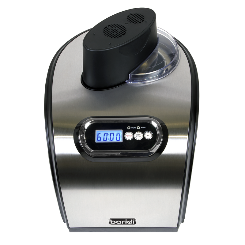 Baridi DH50  1.5L Ice Cream, Gelato & Sorbet Machine with Fast Freeze Compressor Cooling - DH50