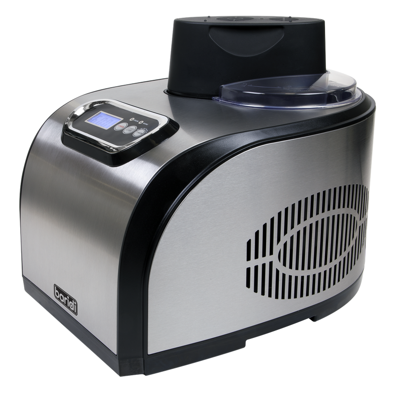 Baridi DH50  1.5L Ice Cream, Gelato & Sorbet Machine with Fast Freeze Compressor Cooling - DH50