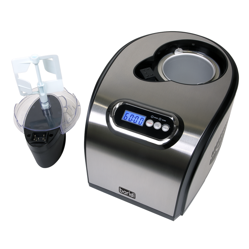 Baridi DH50  1.5L Ice Cream, Gelato & Sorbet Machine with Fast Freeze Compressor Cooling - DH50