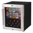 Baridi DH75  50L Tabletop Drinks Fridge, Mini Beer Cooler, Glass Door, Stainless Steel