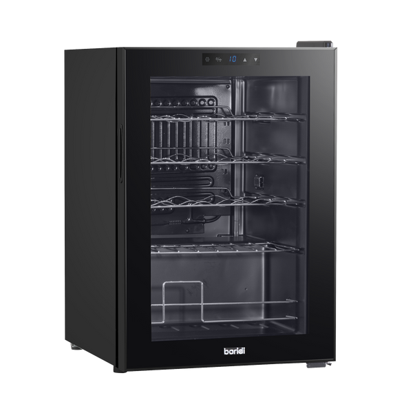 Baridi DH8  Wine Cooler/Fridge, Digital Touchscreen Controls, LED Light, 20 Bottle - Black