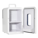 Baridi DH94  15L Mini Fridge Cooler & Warmer, 12V/230V, Perfect for Car, Bedroom, Camping, Makeup, White - DH94