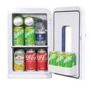 Baridi DH94  15L Mini Fridge Cooler & Warmer, 12V/230V, Perfect for Car, Bedroom, Camping, Makeup, White - DH94