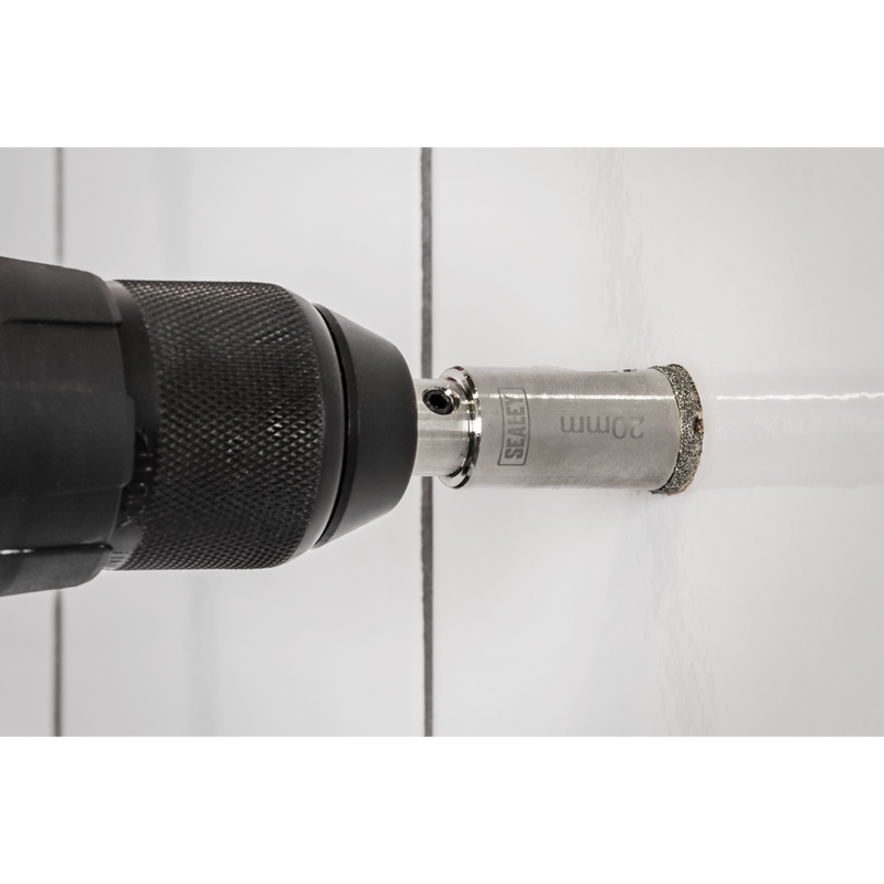 Sealey DHS20 Electroplated Diamond Hole Saw 20mm