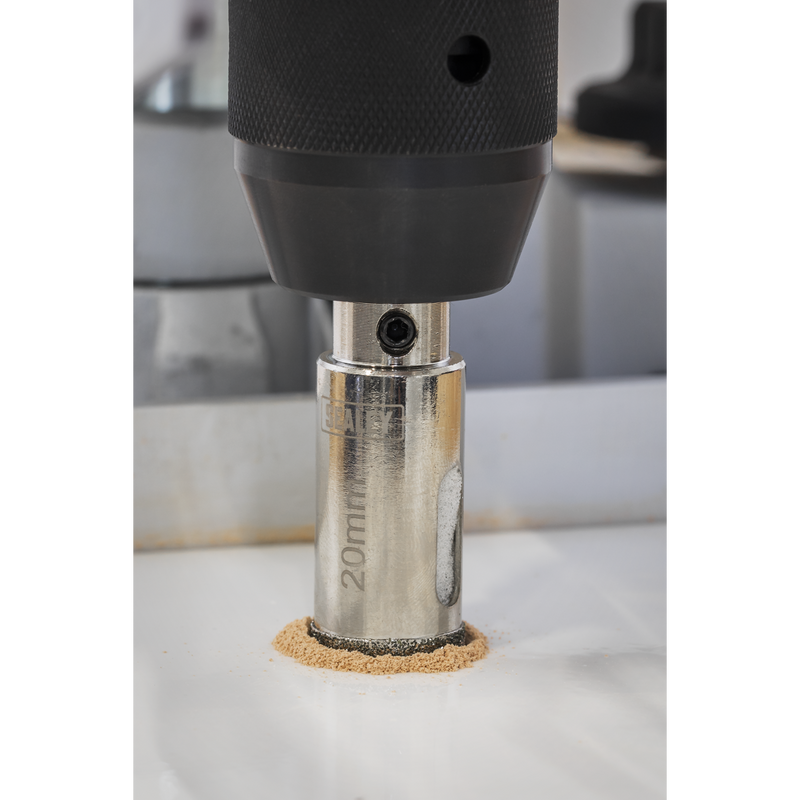 Sealey DHS20 Electroplated Diamond Hole Saw 20mm