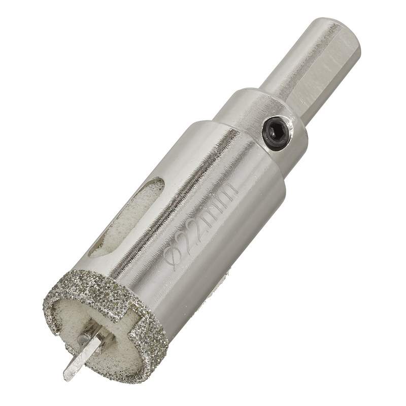 Sealey DHS22 Electroplated Diamond Hole Saw 22mm