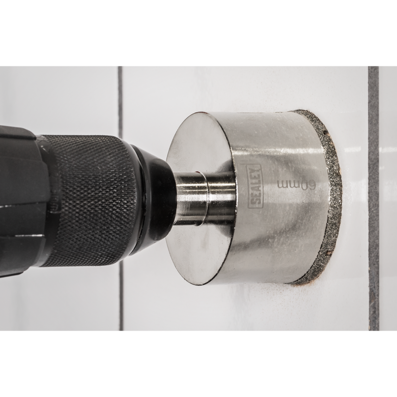 Sealey DHS60 Electroplated Diamond Hole Saw 60mm