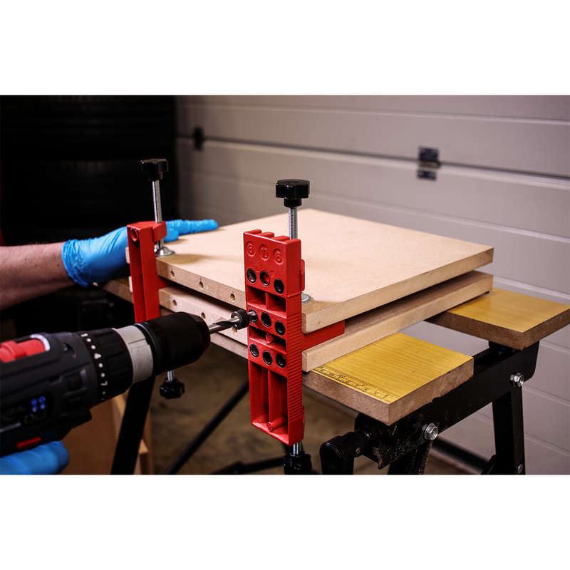 Sealey DJ01 Universal Dowelling Jig Set