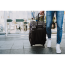 Dellonda DL10 3-Piece Lightweight ABS Luggage Set  - 20", 24", 28" - Black - DL10