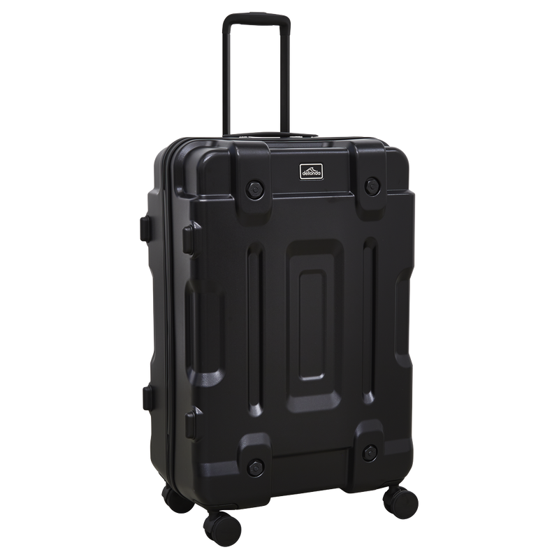 Dellonda DL10 3-Piece Lightweight ABS Luggage Set  - 20", 24", 28" - Black - DL10