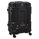 Dellonda DL10 3-Piece Lightweight ABS Luggage Set  - 20", 24", 28" - Black - DL10