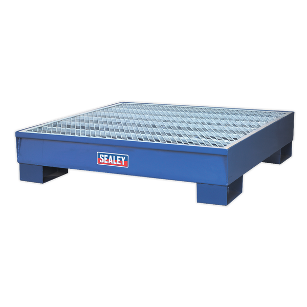 Sealey DRP11 Steel Barrel Bund 1200 x 1200 x 275mm