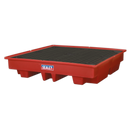 Sealey DRP13 Polyethylene Barrel Bund 1280 x 1280 x 275mm