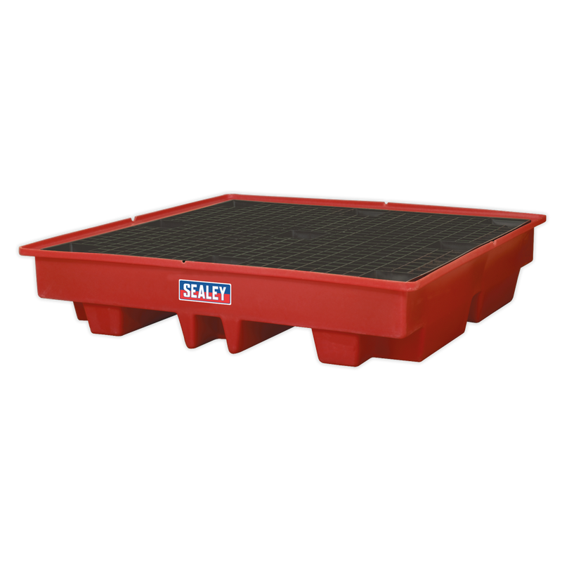 Sealey DRP13 Polyethylene Barrel Bund 1280 x 1280 x 275mm