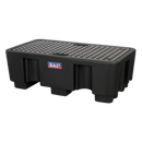 Sealey DRP17 2 Drum Polyethylene Barrel Bund 1300 x 750 x 440mm