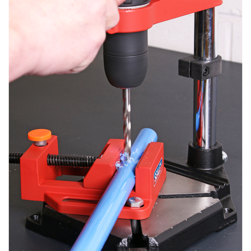 Sealey DS01 500mm Drill Stand with Cast Iron Base & 65mm Vice