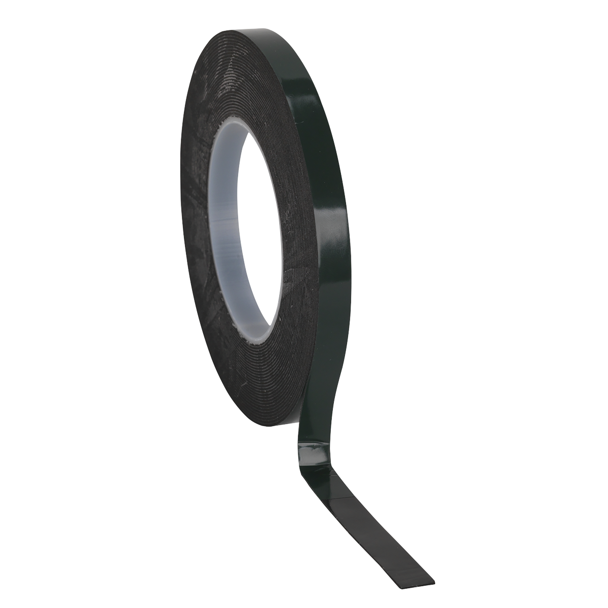 Sealey DSTG1210 12mm x 10m Double-Sided Adhesive Foam Tape - Green Backing