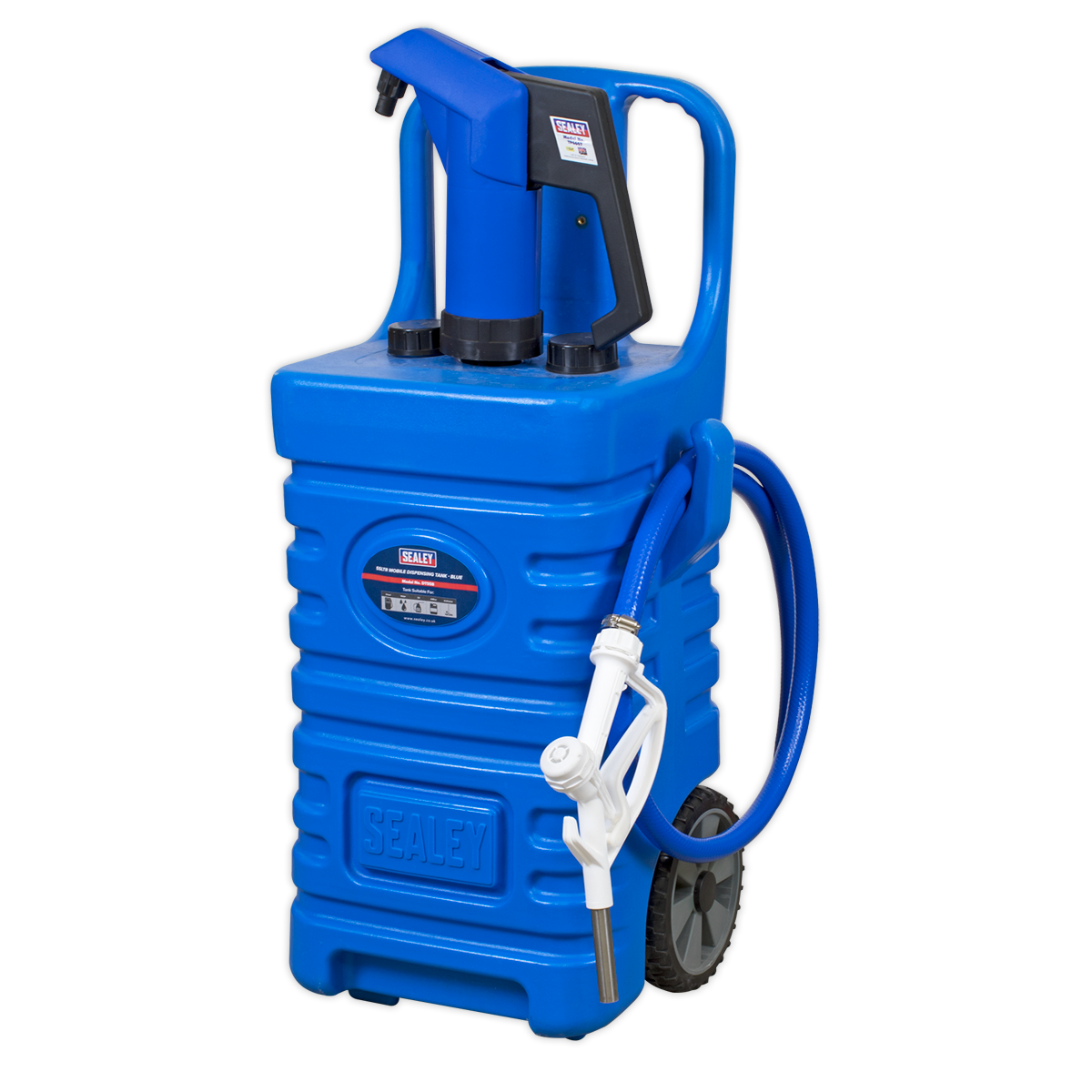 Sealey DT55BCOMBO1 55L Portable Dispensing Tank with AdBlueâ€šÃ Ã¶âˆšÃ¡Â¬Â¨âˆšÃœ Pump - Blue