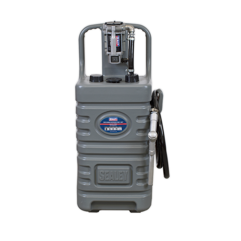 Sealey DT55GCOMBO1 55L Mobile Dispensing Tank with Diesel Pump - Grey