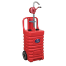 Sealey DT55RCOMBO1 55L Portable Dispensing Tank with Oil Rotary Pump - Red
