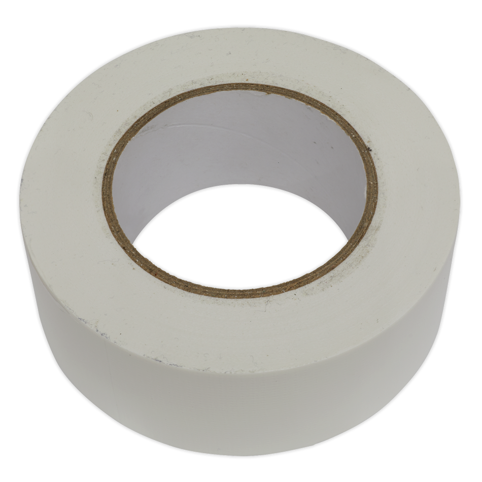 Sealey DTW 50mm x 50m White Duct Tape