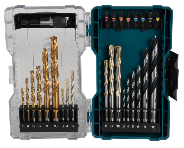 Makita E-07032 27 Piece Wood, Metal, Concrete Drill Bits & 25mm Bit Set