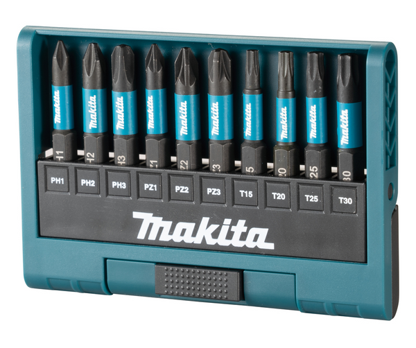 Makita E-12011 Impact Black 10PC Screw Bit Set