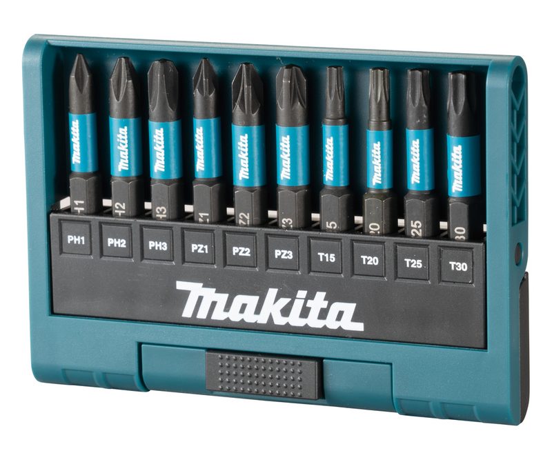Makita E-12011 Impact Black 10PC Screw Bit Set