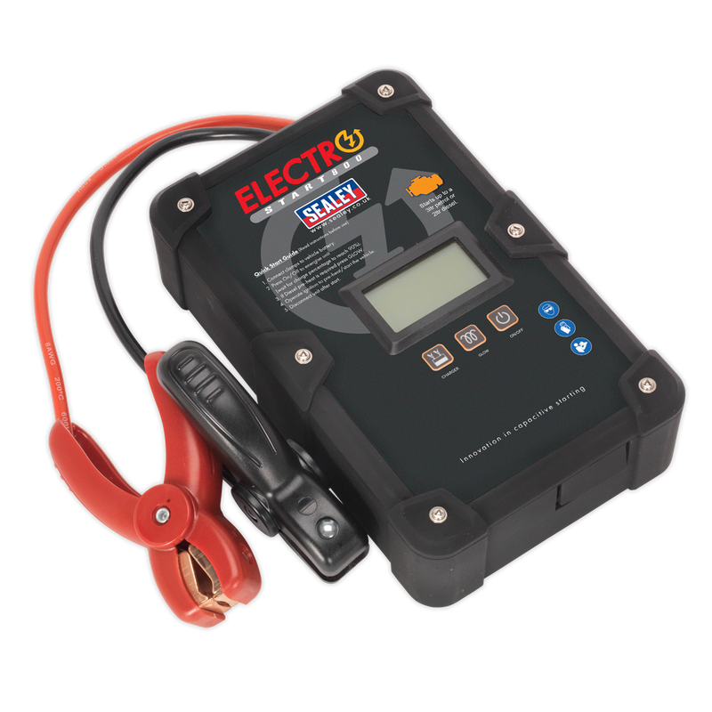 Sealey E/START800 800A 12V ElectroStart√Ç¬Æ Batteryless Jump Starter