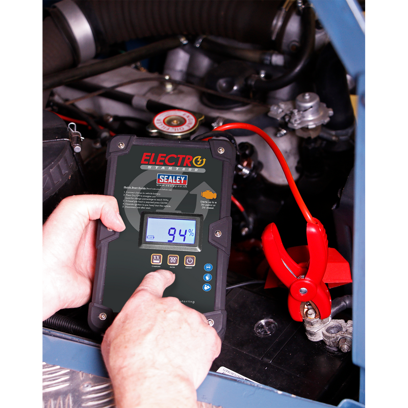 Sealey E/START800 800A 12V ElectroStart√Ç¬Æ Batteryless Jump Starter