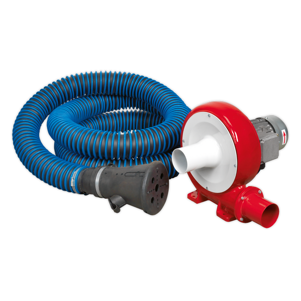 Sealey EFS101 370W Exhaust Fume Extraction System Single Duct