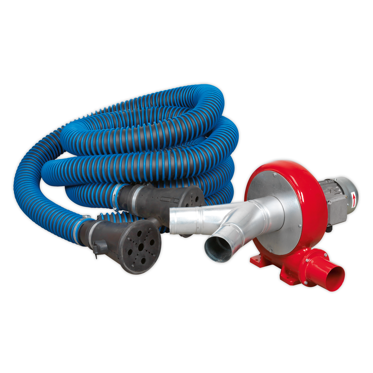 Sealey EFS102 370W Exhaust Fume Extraction System Twin Duct