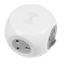 Sealey EL144WC 1.4m Extension Cable Cube 3 x 230V & 3 x USB Sockets & Wireless Charging Pad
