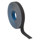 Sealey ER252580 25mm x 25m Emery Roll Blue Twill - 80Grit