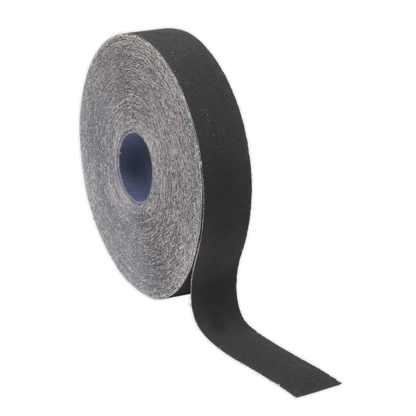 Sealey ER2550150 25mm x 50m Emery Roll Blue Twill - 150Grit