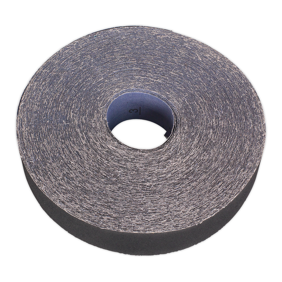 Sealey ER255040 25mm x 50m Emery Roll Blue Twill - 40Grit