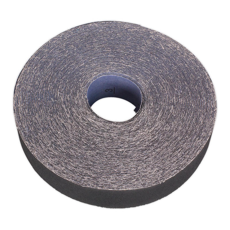Sealey ER255060 25mm x 50m Emery Roll Blue Twill - 60Grit
