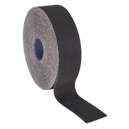 Sealey ER505080 50mm x 50m Emery Roll Blue Twill - 80Grit