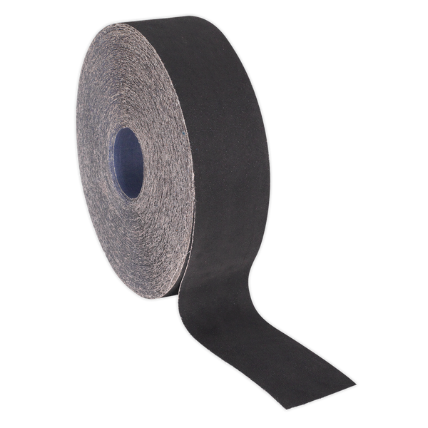 Sealey ER505080 50mm x 50m Emery Roll Blue Twill - 80Grit