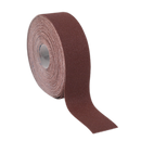 Sealey ERB5050120 50mm x 50m Engineer's Emery Roll Brown - 120Grit