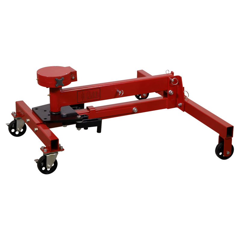Sealey ES480D 450kg Folding 360√Ç¬∫ Rotating Engine Stand with Geared Handle Drive