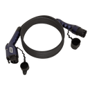 Sealey EVCC1216 5m 16A Type 1 to Type 2 EV Charger Cable