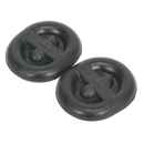 Sealey EX03 Exhaust Mounting Rubbers (Pack of 2)