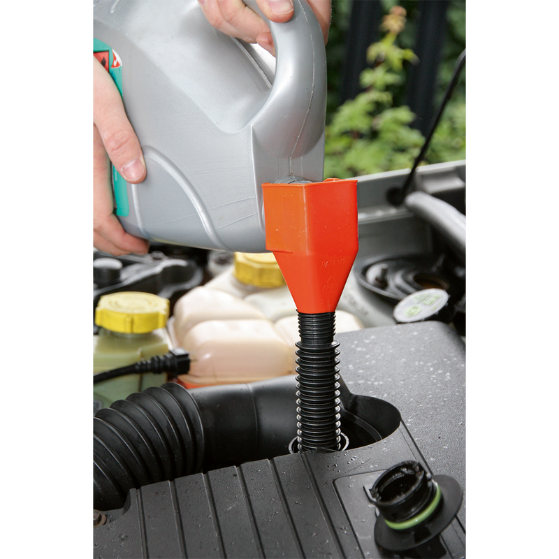 Sealey F12 Clip-On Funnel with Spout - Display Box of 12